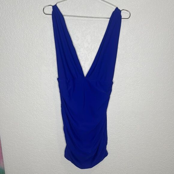 NWT Superdown Revolve Shelby Mini Dress Cobalt Blue Small - Picture 2 of 14